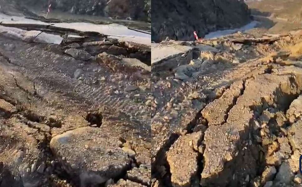 Hakkari-Van Karayolunda Çökme: Ulaşım Tek Şeritten Sağlanıyor