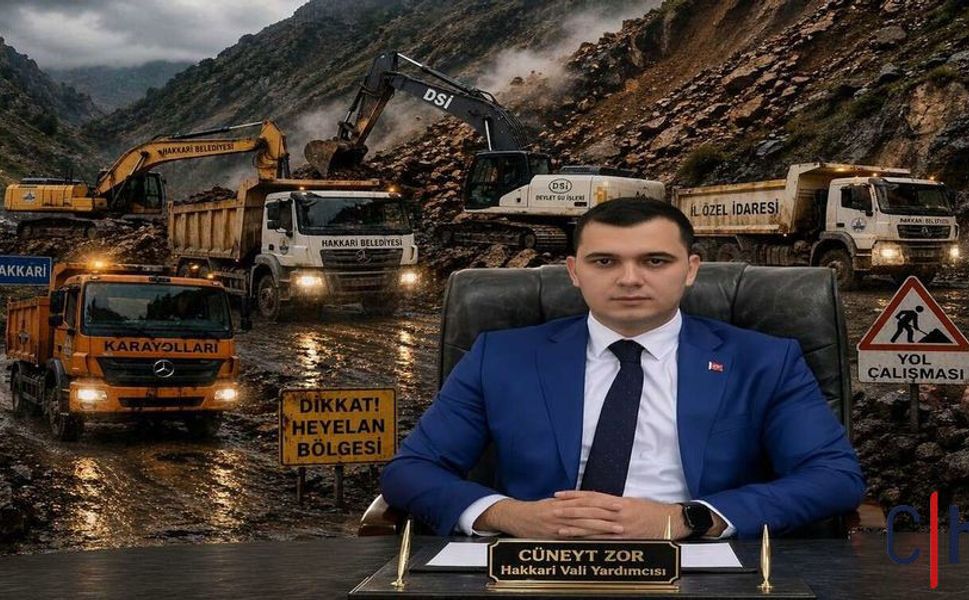 Hakkâri’de Heyelan Alarmı: Ekipler Gece Gündüz Sahada