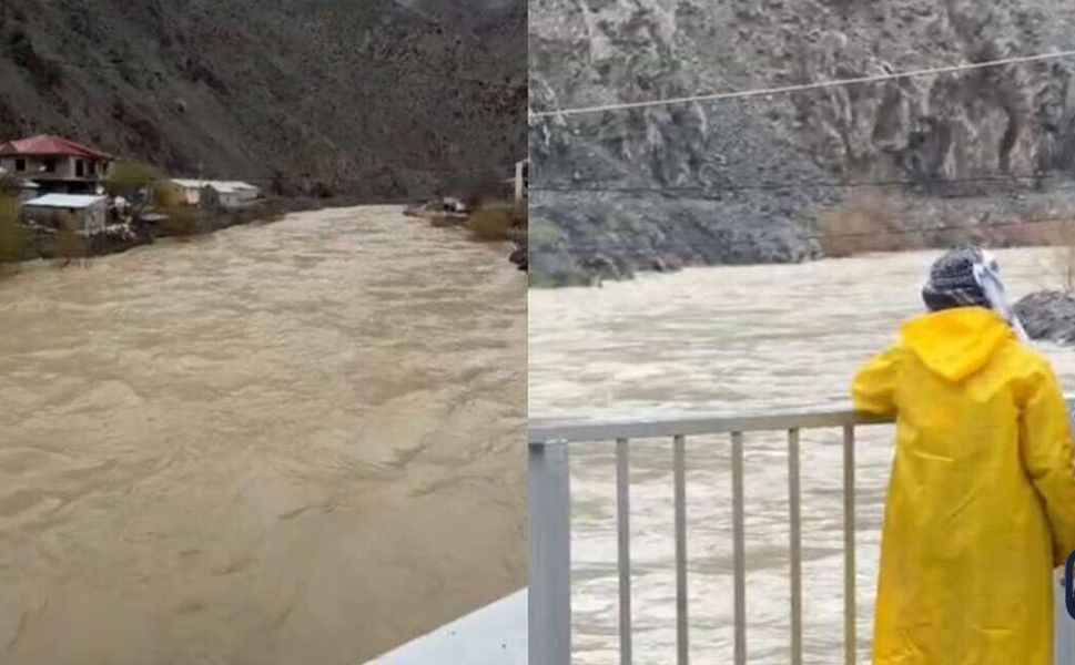 Kırıkdağ Köyü’nde Su Taşkını: Ahırlar ve Okul Bahçesi Sular Altında