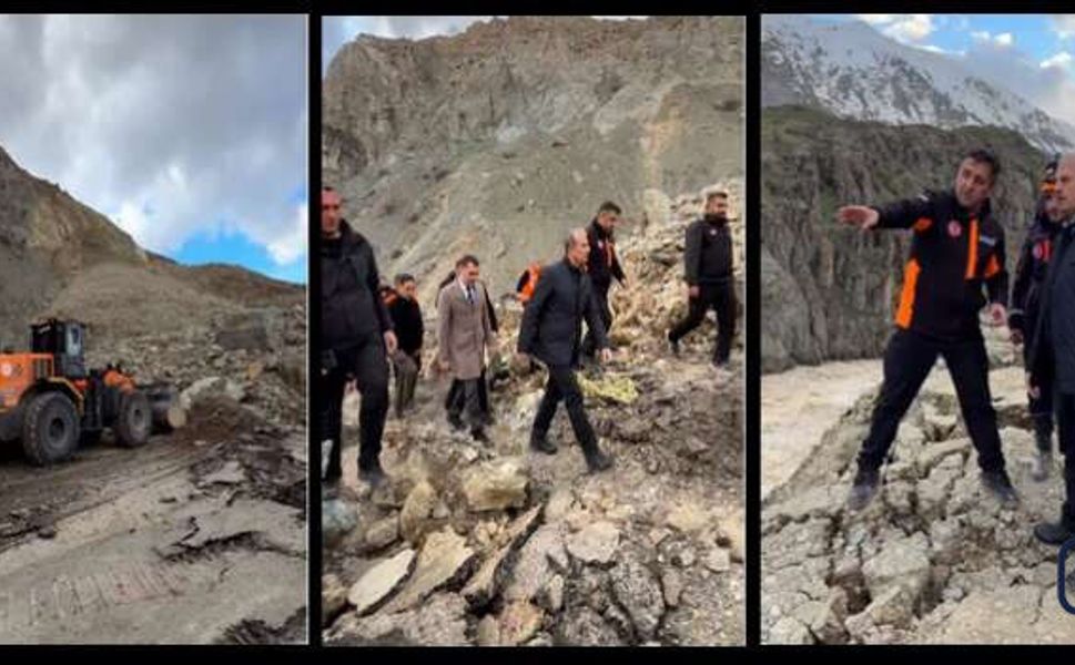 Hakkâri’de Heyelan Alarmı Devam Ediyor: Akçalı Yolunda Ulaşım Durdu
