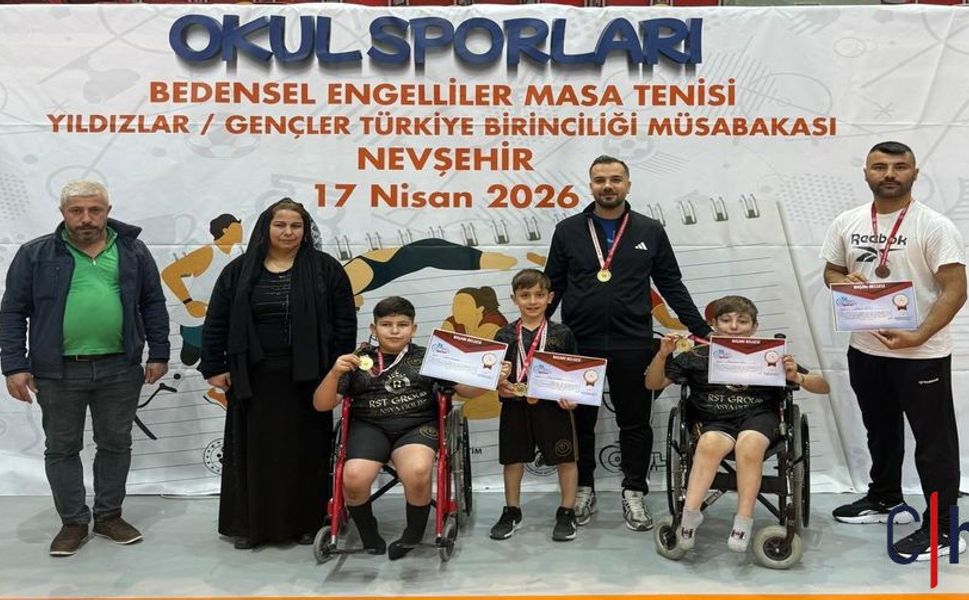 Bedensel Engelli Sporculardan Türkiye Şampiyonasında Büyük Başarı