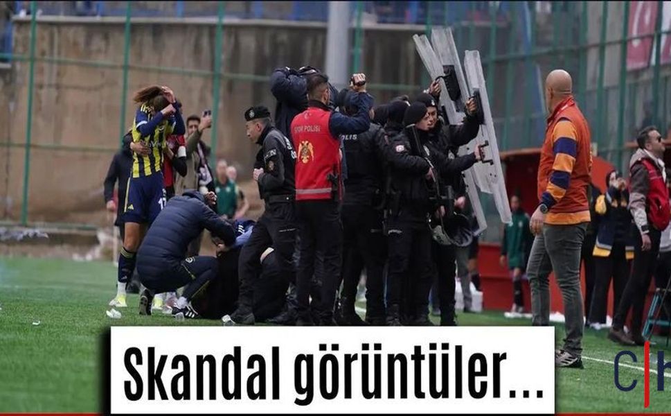 Hakkari'de Fenerbahçe – Yüksekova maçında arbede