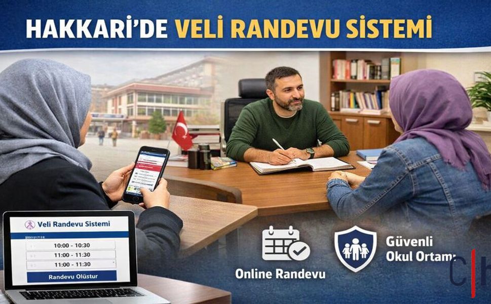 Hakkari’de Veli Randevu Sistemi Uygulaması Başladı