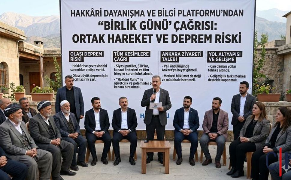 Platformdan “Birlik Günü” çağrısı: Hakkari için ortak hareket edin