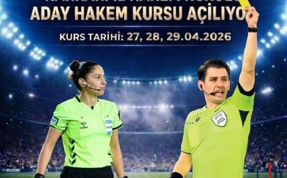 Hakkâri’de Hakemlik Fırsatı: Aday Hakem Kursu Başvuruları Başladı