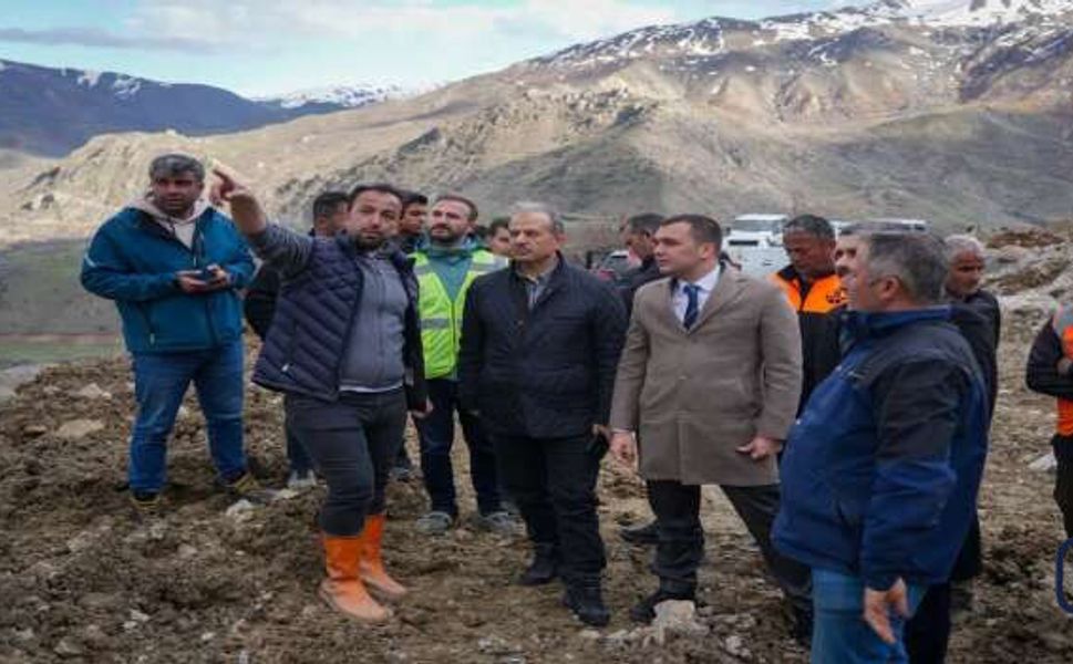 Vali İbrahim Taşyapan Heyelan Bölgesinde
