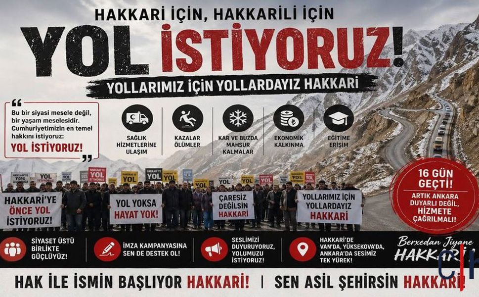 Hakkari için artık yol sorunu; siyasi değil, yaşamsal sorundur / Sadık Karaman Yazdı
