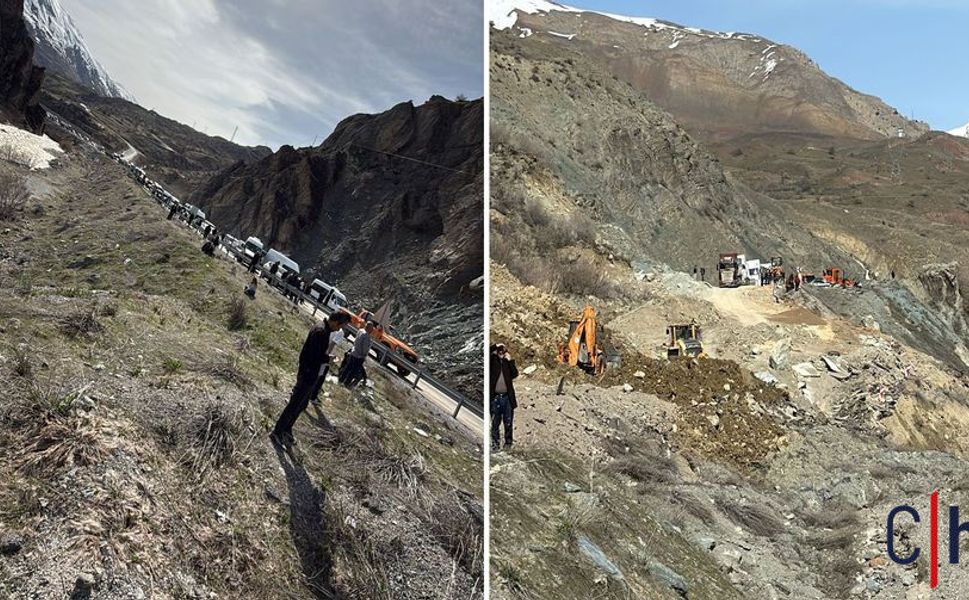 Hakkâri-Van Karayolunda Heyelan Alarmı: Yol Yeniden Kapatıldı
