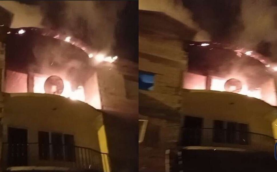 Hakkâri’de 3 Katlı Evde Yangın: Aile Son Anda Kurtuldu