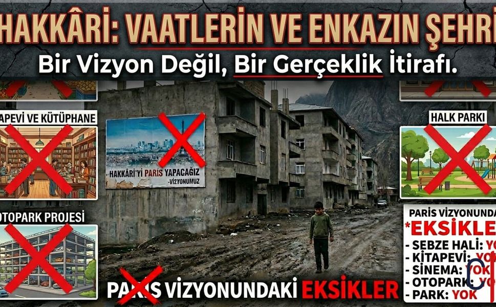 Hakkâri Vaatlerin Ve Enkazın Şehri! Abdullah Demiralp / Yazdı