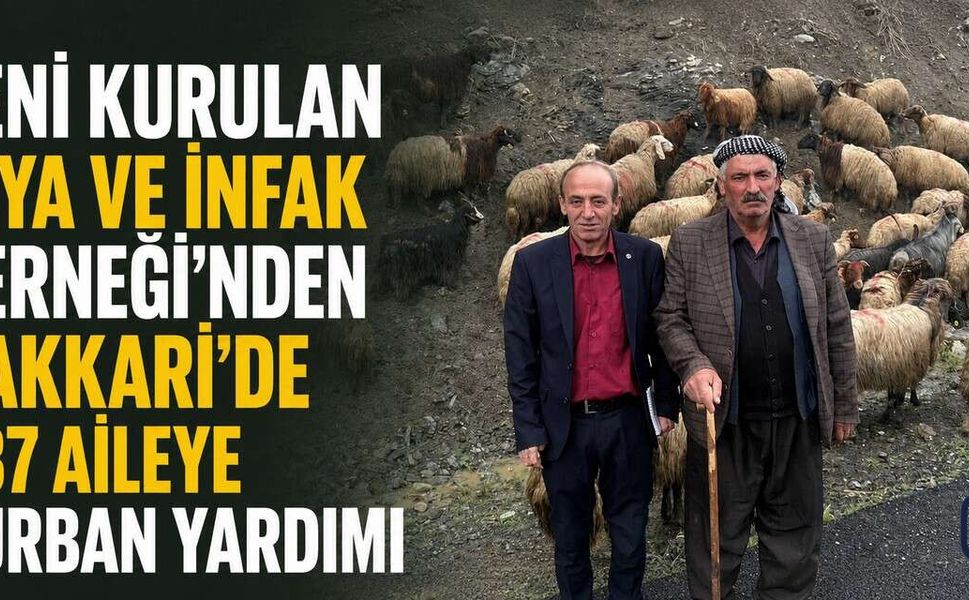 Hakkari’de İhya ve İnfak Derneği’nden Bayramda Anlamlı Yardım