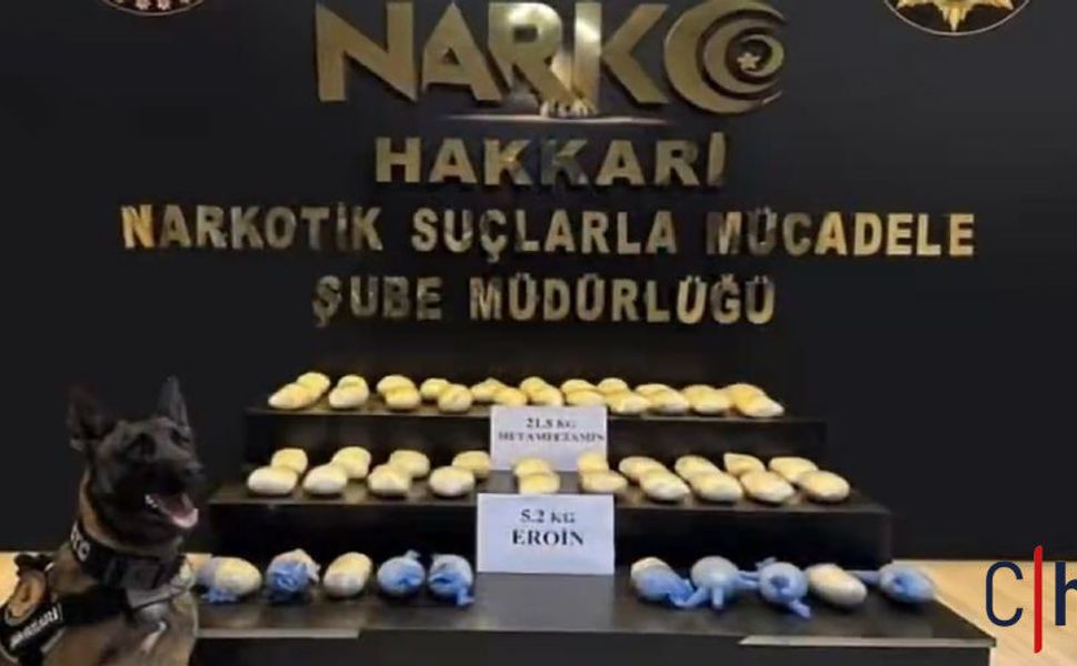 Hakkari'de 27 Kilogram Uyuşturucu Ele Geçirildi