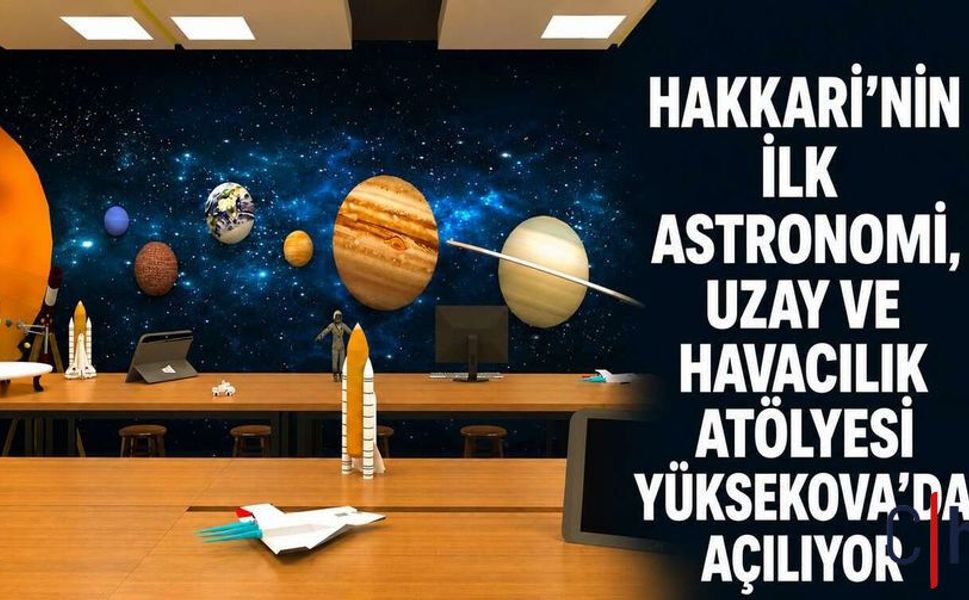 Hakkari’de bir ilk: Astronomi, Uzay ve Havacılık Atölyesi Yüksekova’da açılıyor