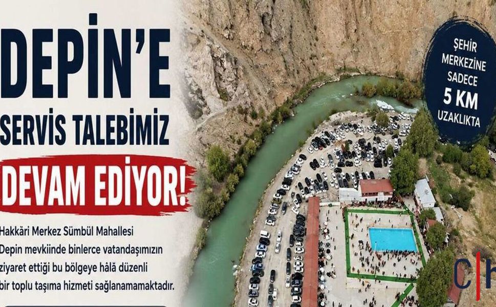 Hakkâri Depin Tatil Köyü Ulaşım Sorunu İçin Yetkililere Çağrı