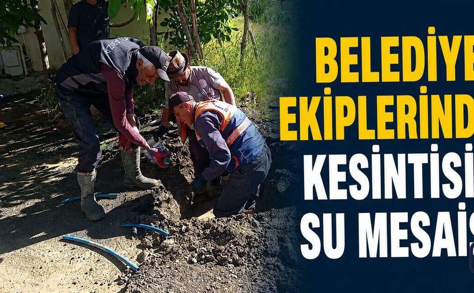 Hakkari’de Su Arızalarına Anında Müdahale