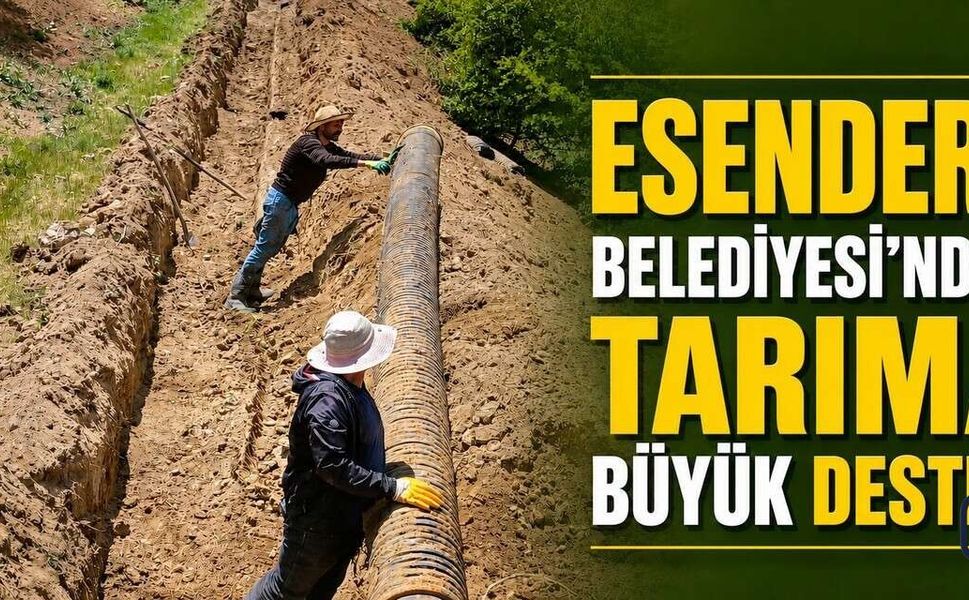Esendere’de Sulama Kanalları Yeniden Açıldı: Tarım Arazileri Suya Kavuştu