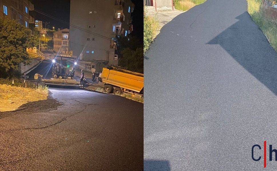 Hakkari Belediyesi’nden Mahallelere Yoğun Asfalt Mesaisi