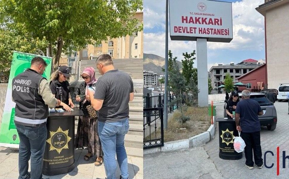 Hakkari’de Uyuşturucuyla Mücadelede Farkındalık Atağı: 900 Vatandaşa Ulaşıldı