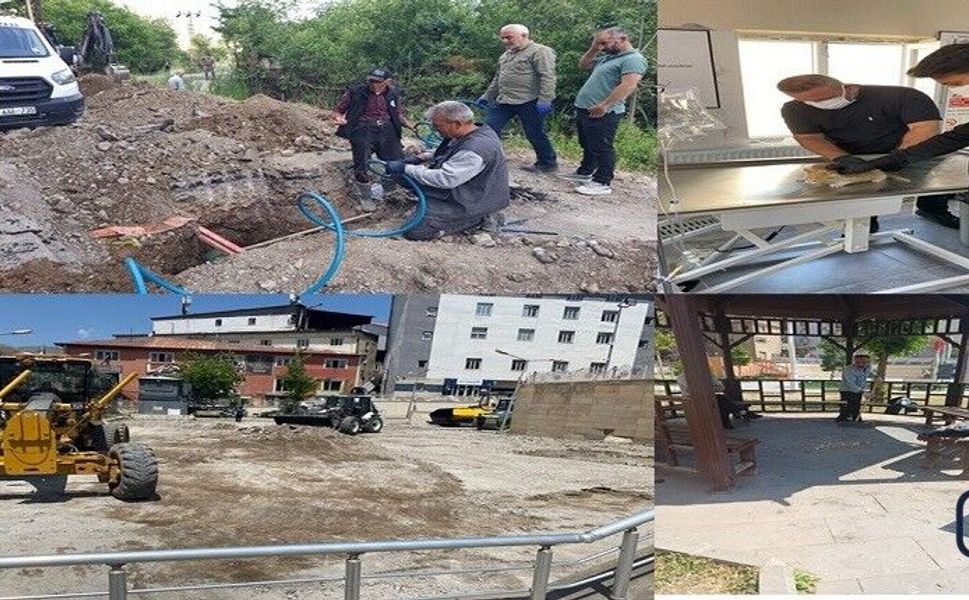 Hakkari Belediyesi Hafta Sonu da Sahada: Kentin 15 Noktasında Yoğun Mesai