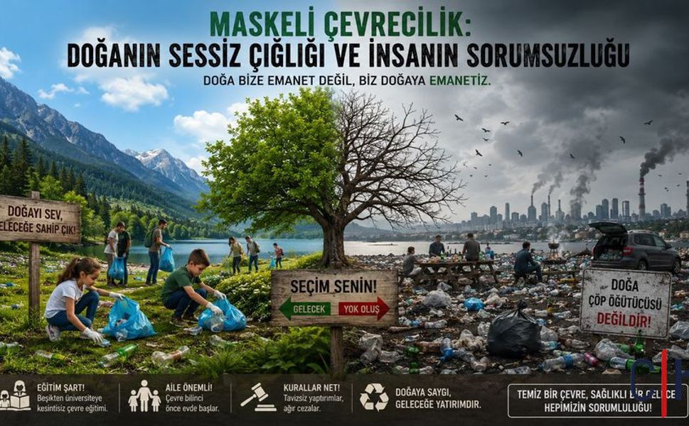 Maskeli Çevrecilik: Doğanın Sessiz Çığlığı ve İnsanın Sorumsuzluğu / Yusuf Yetiş Yazdı