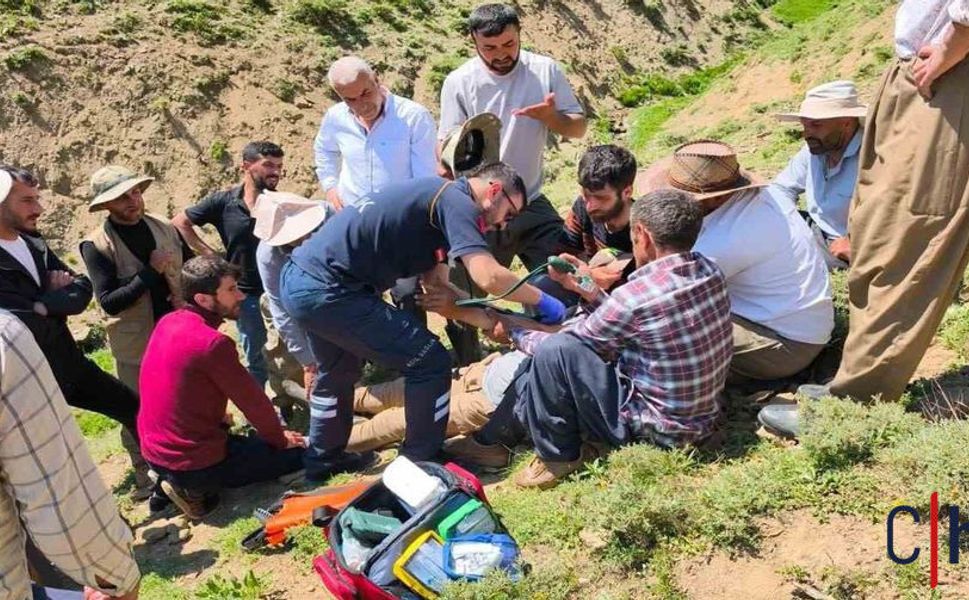 Hakkari'de Yaylada Rahatsızlanan Çoban Hastaneye Kaldırıldı