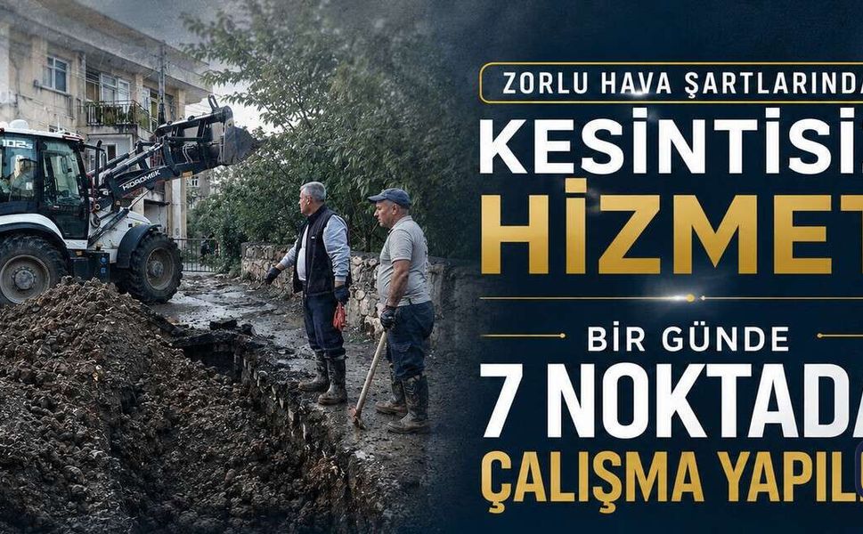 Hakkari’de Su Seferberliği: Belediye Ekipleri Bir Günde 7 Arızayı Giderdi