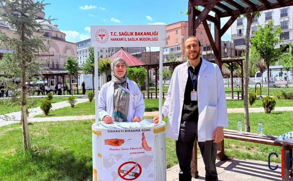 Yüksekova’da Dünya Tütünsüz Günü İçin Farkındalık Standı Kuruldu