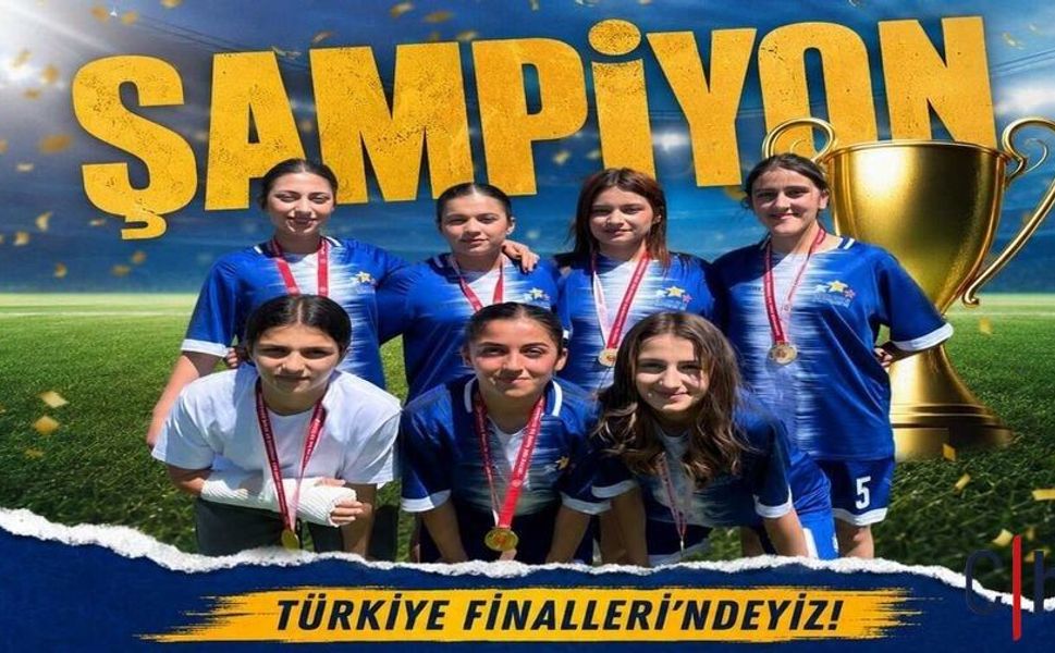 Hakkârili Kız Futbol Takımı Türkiye Finalleri’nde