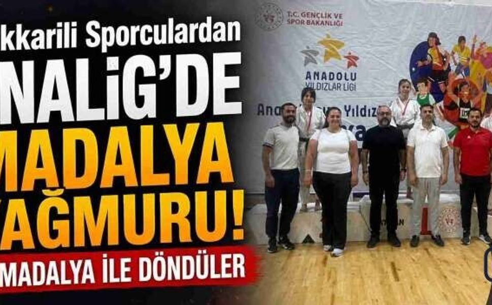 ANALİG'de Hakkâri Rüzgârı: 4 Madalya ile Döndüler