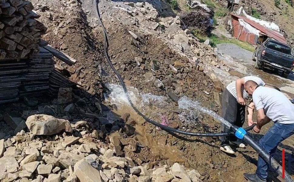 Hakkâri'de 4 Köyün İçme Suyu Sorunu 11,7 Milyon Liralık Yatırımla Çözülüyor