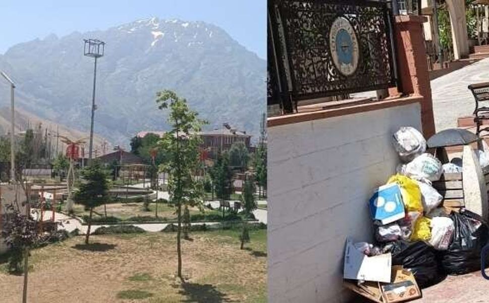 Hakkâri Belediyesi'nden Parklarda Temizlik Seferberliği