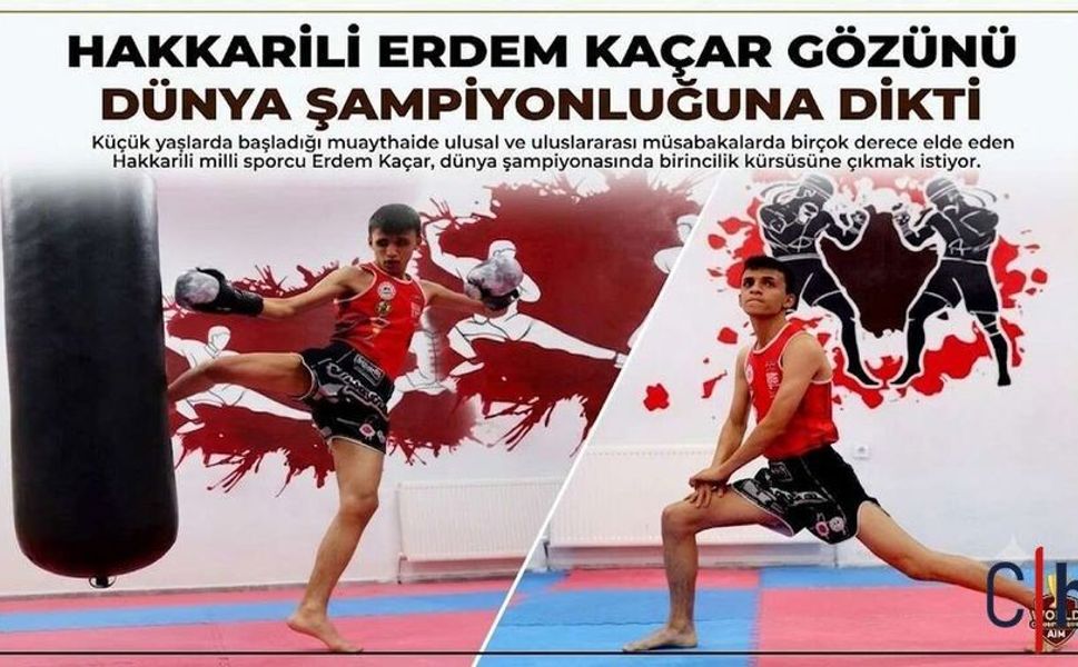 Hakkârili Milli Sporcu Kaçar Dünya Şampiyonluğu İçin Hazırlanıyor