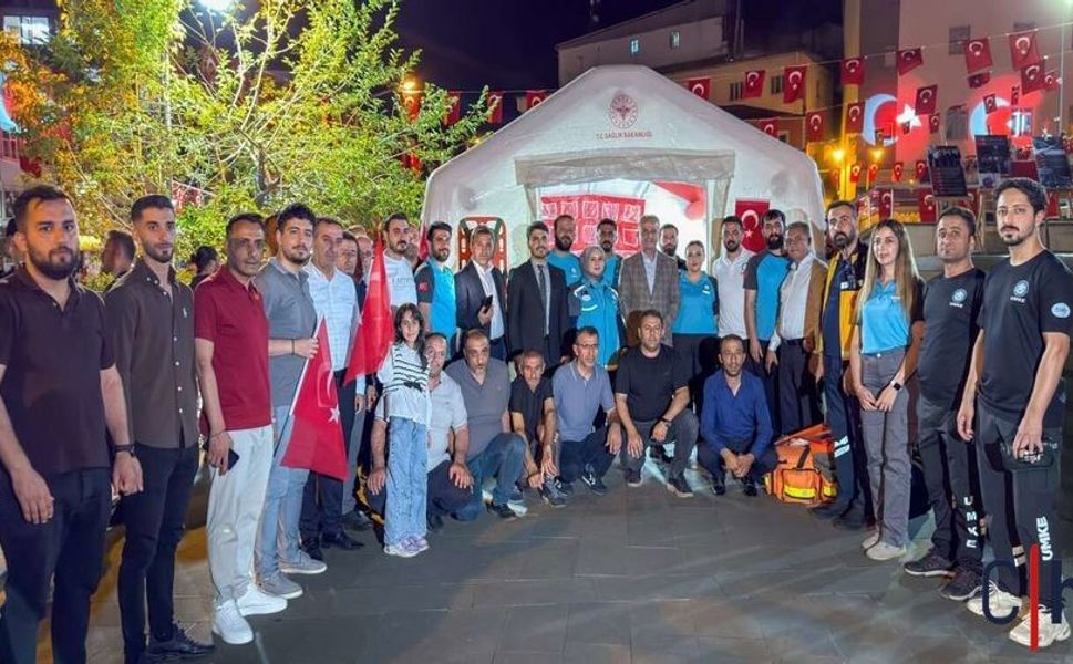 Hakkari'de 15 Temmuz Programı İçin Geniş Kapsamlı Sağlık Tedbiri Alındı