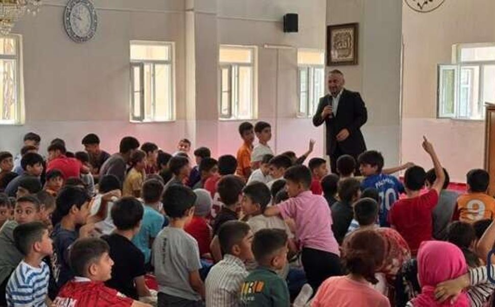 İl Müftüsü Okuş, Yaz Kur’an Kursu Öğrencileriyle Buluştu