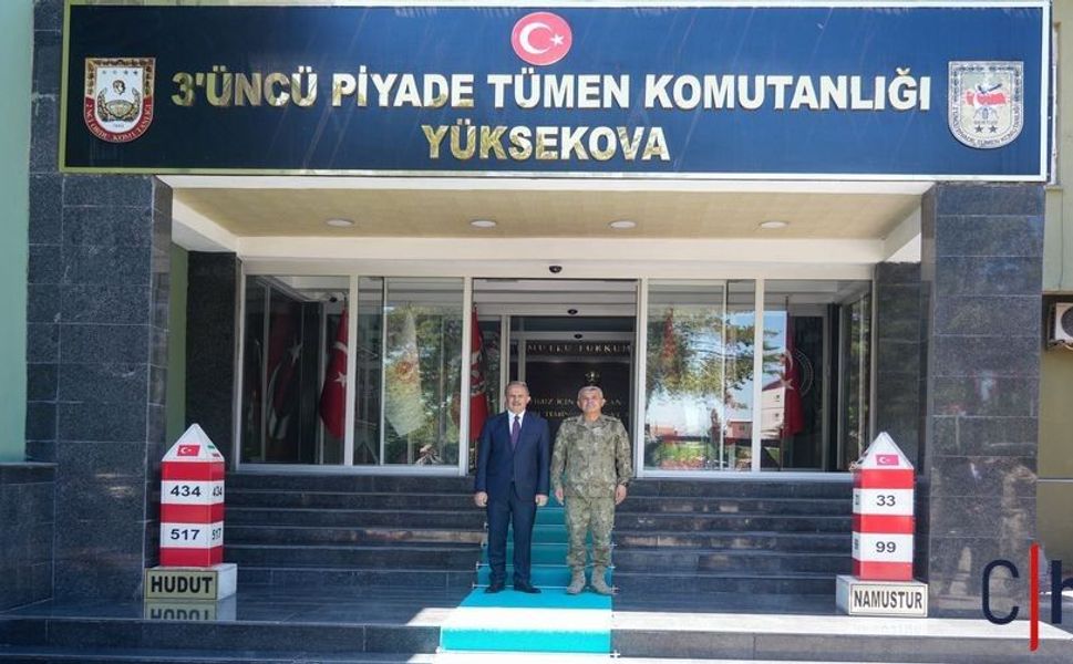 Vali İbrahim Taşyapan'dan Tümgeneral Mustafa Köksal'a Hayırlı Olsun Ziyareti