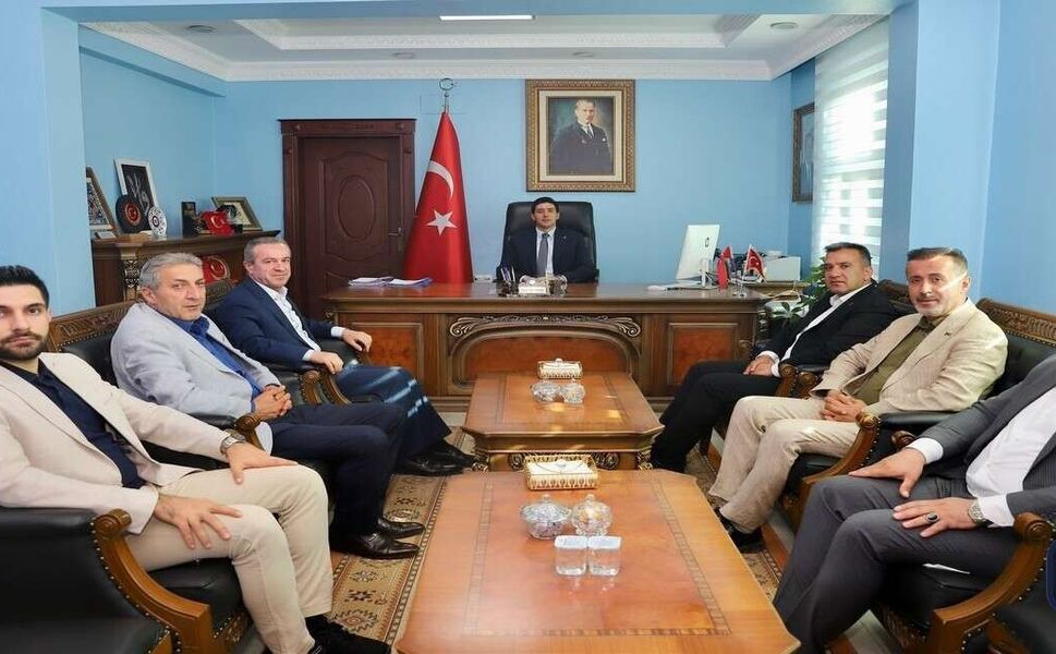 Başkan Kaya’dan Kaymakam Erdoğan’a Hayırlı Olsun Ziyareti