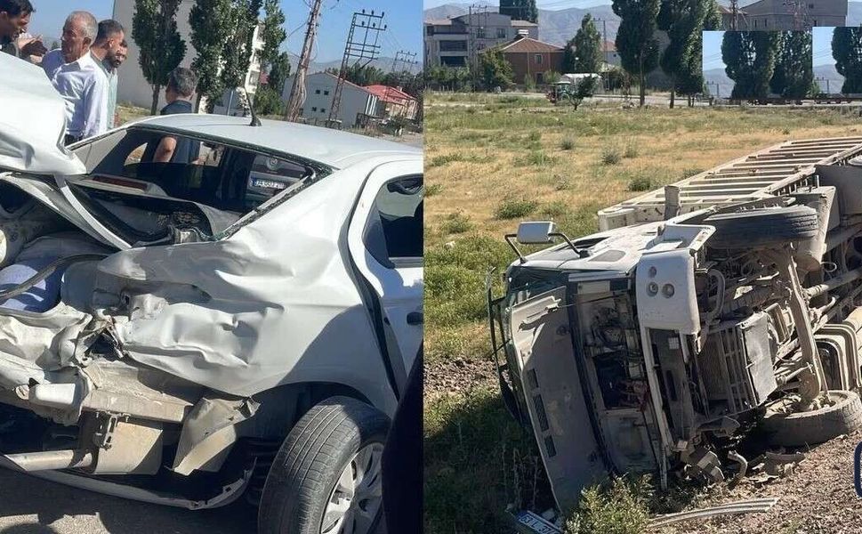 Yüksekova Çevre Yolunda Feci Kaza: Kamyon Devrildi, 5 Yaralı