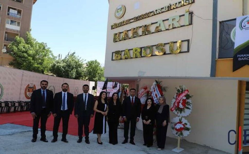 Hakkâri Barosu'nun Yeni Hizmet Binası Törenle Açıldı