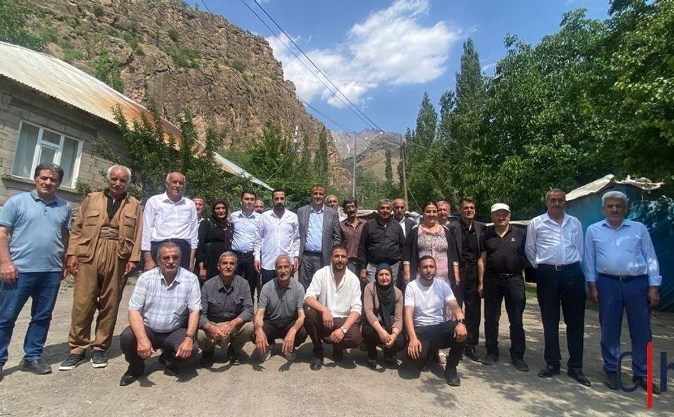 DEM Parti Hakkâri Teşkilatından Tahliye Olan Aldemir'e Ziyaret