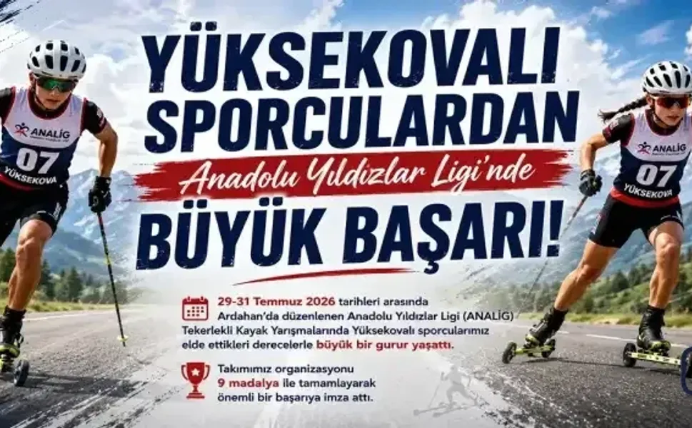 Yüksekovalı Kayakçılardan Türkiye'yi Gururlandıran Başarı: 2 Şampiyonluk, 9 Madalya