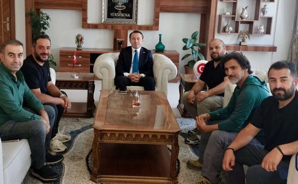 Yüksekova’da Kaymakam Hülür’e Hayırlı Olsun Ziyareti