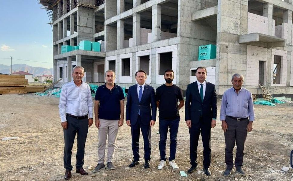 Yüksekova’da Fen Lisesi ve Pansiyon Projesinde Çalışmalar Sürüyor