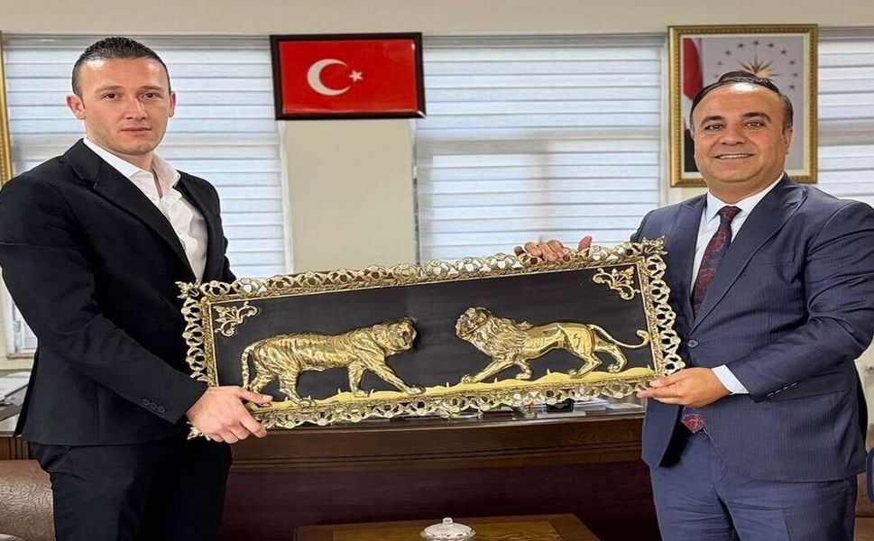 Başsavcı Temizyürek ve Başkan Tarkan’dan Büyükçiftlik Belediyesi’ne ziyaret