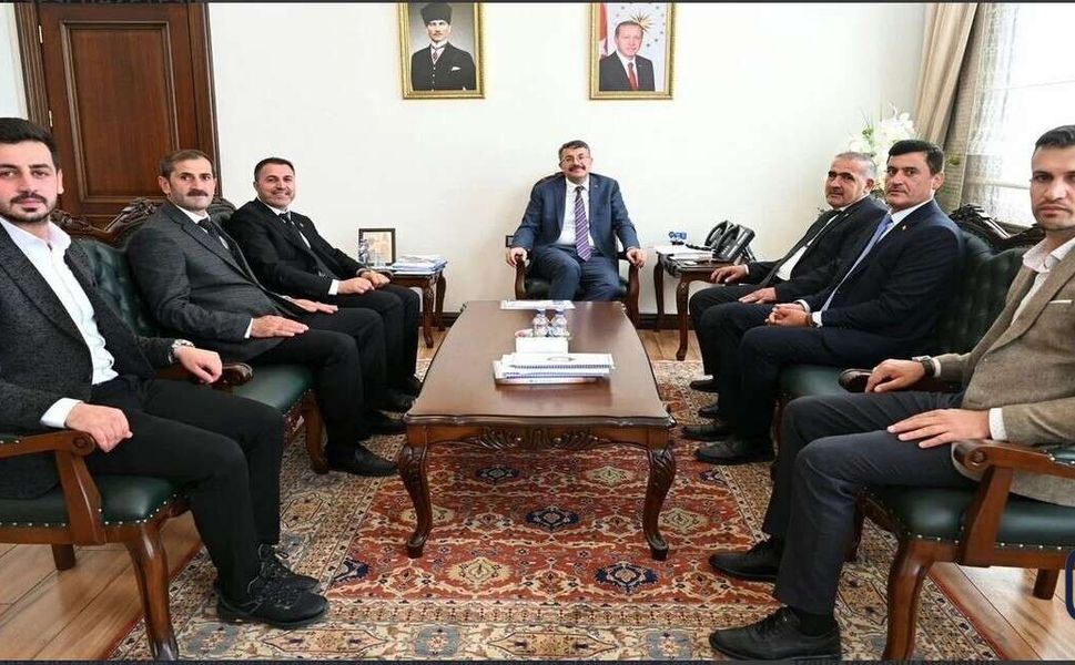 İçişleri Bakan Yardımcısı Çelik, Derecik heyetini kabul etti