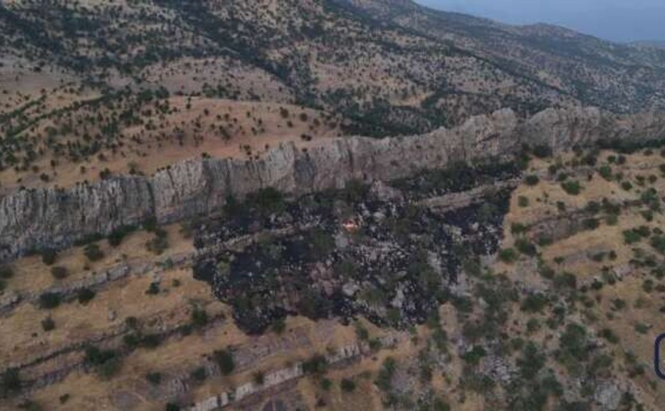 Derecik’te Ormanlık alanındaki yangın söndürüldü