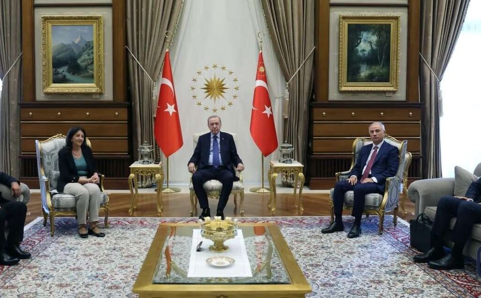 DEM Parti İmralı Heyeti Erdoğan’la Görüştü