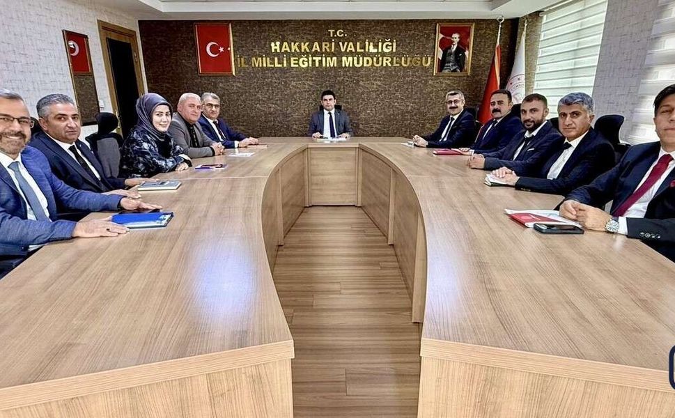 Milli Eğitim Müdürlüğünde haftalık değerlendirme toplantısı