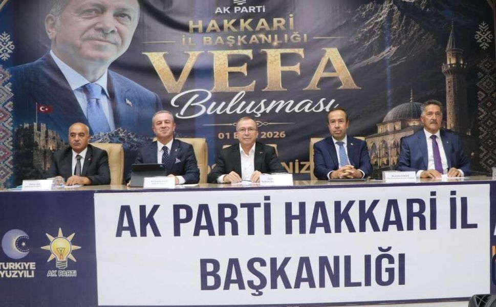 AK Parti Hakkari teşkilatında vefa buluşması
