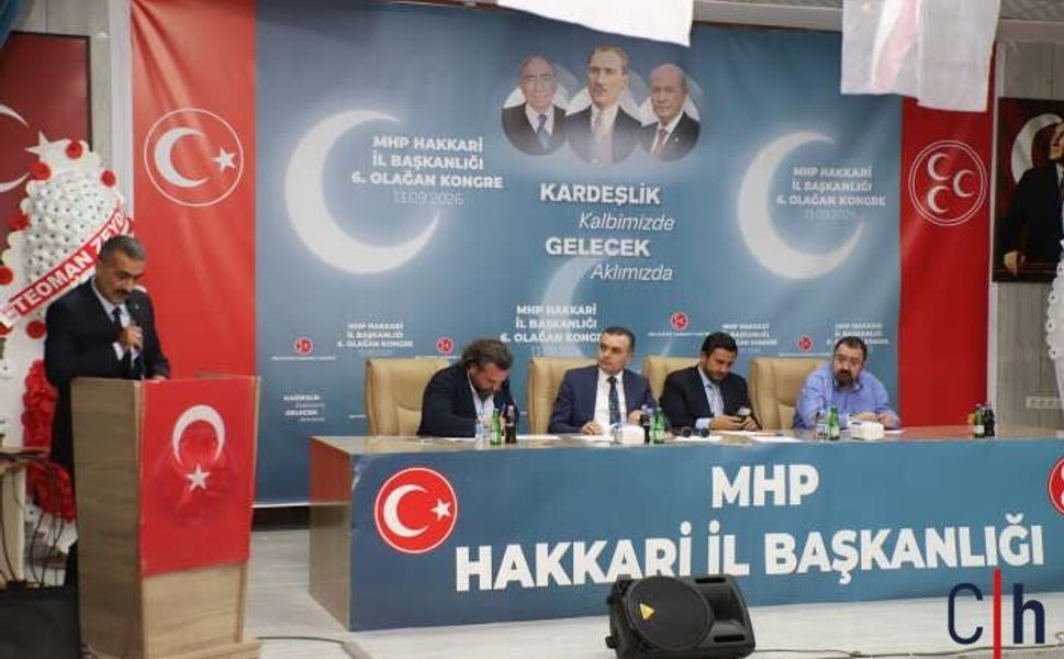 MHP Hakkâri İl Başkanı Öztepe Güven Tazeledi