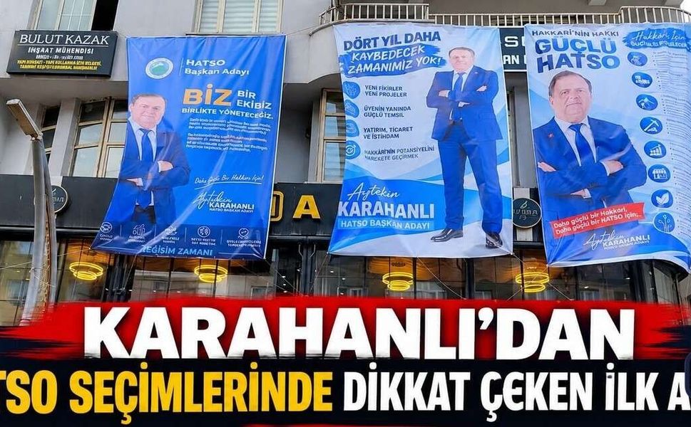 Hakkâri’de Bir İlk: Karahanlı Seçim Ofisini Açtı